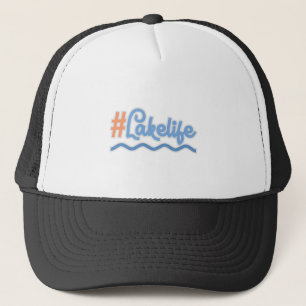 Funny Lake Life Beach Vacation Trucker Pet