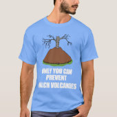 Funny Landscaper Mulch Volcano Gardening T-shirt (Voorkant)