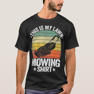 Funny Landscaping Lawn Care Grass Dit is mijn T-shirt