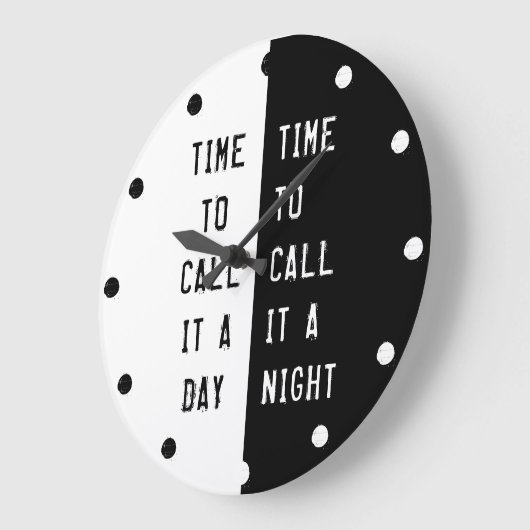 Funny Large Clock Grote Klok (Hoek)