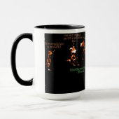 Funny Laser Label Horse Cartoon Mok (Links)