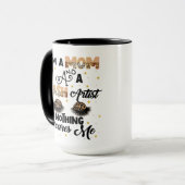 Funny Lash Artist Cosmetoloog Quote  Mok (Voorkant links)