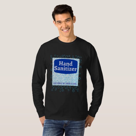 Funny Last Minute and Easy Hand Sanitizer T-shirt (Voorkant volledig)