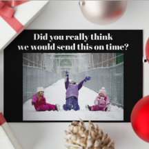 Funny Late Family Kerstmis