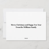 Funny Late Family Kerstmis Feestdagenkaart (Achterkant)