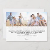 Funny Late Happy Nieuwjaarsfoto Feestdagenkaart (Achterkant)