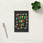 Funny Laten we met Kerstmis gaan Post-it® Notes (Kantoor)