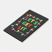 Funny Laten we met Kerstmis gaan Post-it® Notes (Schuin)