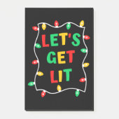Funny Laten we met Kerstmis gaan Post-it® Notes (Voorkant)
