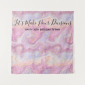 Funny Laten we onze beslissingen nemen, Birthday P Wandkleed (Voorkant)