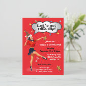 Funny Laten we opgeruimd zijn voor kerstcadeaufees Kaart (Staand voorkant)