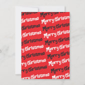 Funny Laten we opgeruimd zijn voor kerstcadeaufees Kaart (Achterkant)