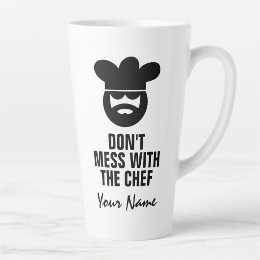 Funny latent mok cadeau voor keukenkok (Rechts)