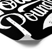 Funny Latino Certified Torta Under Mexican Sarcast Poster (Hoek)