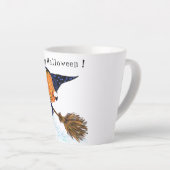 Funny Latte Mok Halloween Witch Pumpkin Flying (Rechterhoek)