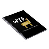 Funny Laugh WTF Whitetail Taste Fantastic Hunter Notitieboek (Rechterzijde)