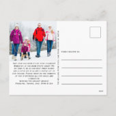 Funny Laughing All Way Holiday Photo Briefkaart (Achterkant)