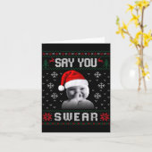 Funny Laughing Baby Ai Baby Meme Brainrot Ugly Chr Kaart (Gele Bloem)