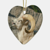 Funny Laughing Bighorn Sheep Keramisch Ornament (Links)