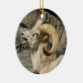 Funny Laughing Bighorn Sheep of Ram Keramisch Ornament (Rechts)