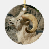 Funny Laughing Bighorn Sheep of Ram Keramisch Ornament (Voorkant)