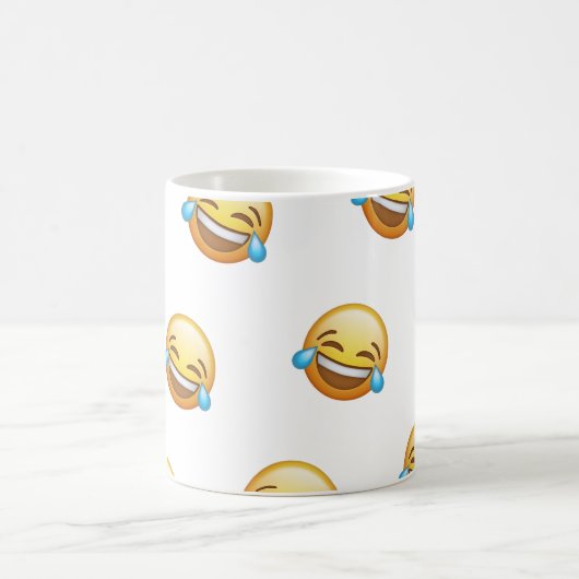 Funny Laughing Crying Emoji Graphic Koffiemok (Center)