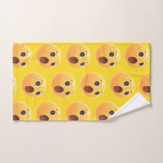 Funny Laughing Emoji Face Bad Handdoek (Handdoek)