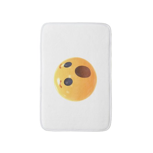 Funny Laughing Emoji Face Badmat (Voorkant Verticaal)