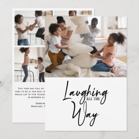 Funny Laughing helemaal tot de vijfde Kaart van de (Voorkant / Achterkant)