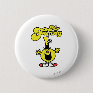 Funny Laughing Hysterically Ronde Button 5,7 Cm