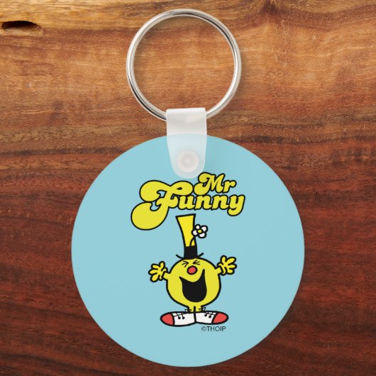 Funny Laughing Hysterically Sleutelhanger (Voorkant)