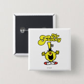 Funny Laughing Hysterically Vierkante Button 5,1 Cm (Voorkant /achterkant)