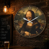 Funny Laughing Mona Lisa Hilarious Renaissance Art Grote Klok