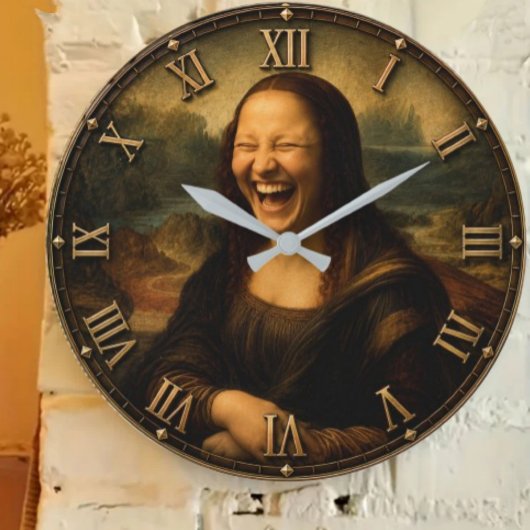 Funny Laughing Mona Lisa Hilarious Renaissance Art Grote Klok
