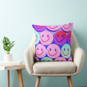 Funny laughing smiling faces Design cushion Kissen Kussen (Stoel)