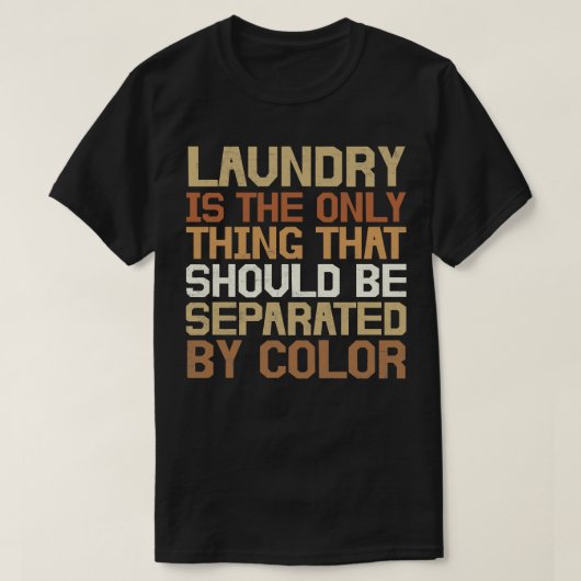 Funny Laundry Black Power African American Joke D T-shirt (Design voorkant)