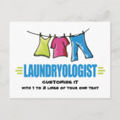 Funny Laundry Briefkaart (Voorkant)