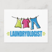 Funny Laundry Briefkaart (Voorkant)