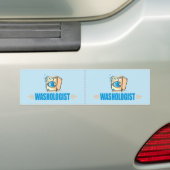 Funny Laundry Bumpersticker (Op auto)