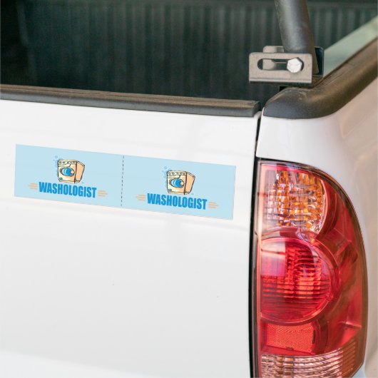 Funny Laundry Bumpersticker (Op Truck)