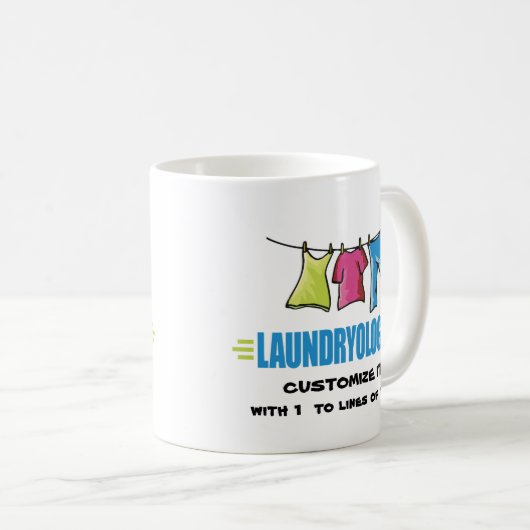 Funny Laundry Koffiemok (Voorkant rechts)