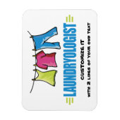 Funny Laundry Magneet (Verticaal)