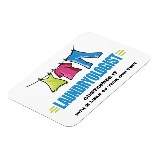 Funny Laundry Magneet (Linkerzijde)