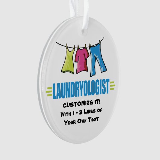 Funny Laundry Ornament (voorkant)