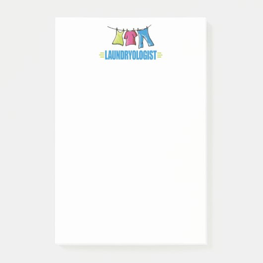 Funny Laundry Post-it® Notes (Voorkant)