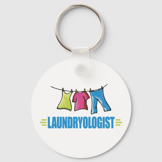 Funny Laundry Sleutelhanger (Voorkant)
