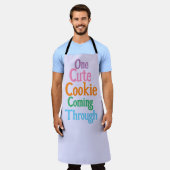 Funny Lavender Een Schattige koekje komt door Schort (Gedragen)