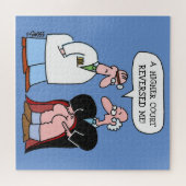 Funny Law Cartoon voor advocaten groot Legpuzzel (Horizontaal)