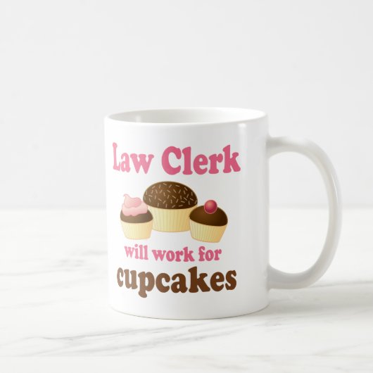 Funny Law Clerk Koffiemok (Rechts)