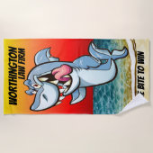 Funny Law Firm Version Beach Towel Strandlaken (Voorkant)
